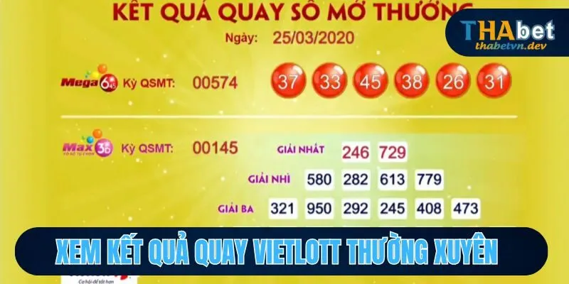 Xem kết quả quay Vietlott thường xuyên